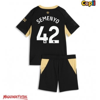 Manchester City Antoine Semenyo #42 Echipament de Fotbal Replică 2026-27 Copii Deplasare (+ Șorturi)